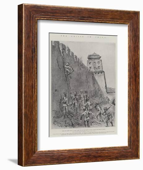 The Crisis in China-Johann Nepomuk Schonberg-Framed Giclee Print