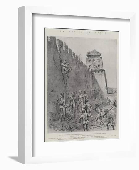 The Crisis in China-Johann Nepomuk Schonberg-Framed Giclee Print