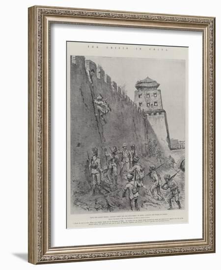 The Crisis in China-Johann Nepomuk Schonberg-Framed Giclee Print