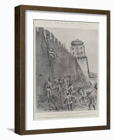 The Crisis in China-Johann Nepomuk Schonberg-Framed Giclee Print