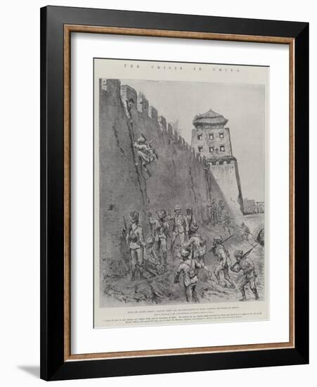 The Crisis in China-Johann Nepomuk Schonberg-Framed Giclee Print