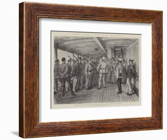 The Crisis in China-Johann Nepomuk Schonberg-Framed Giclee Print