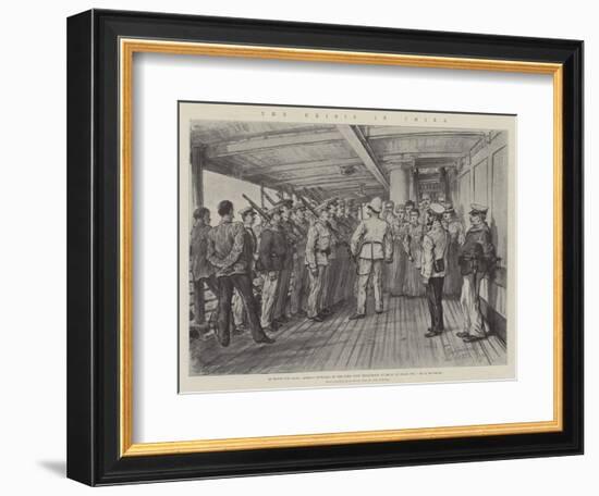 The Crisis in China-Johann Nepomuk Schonberg-Framed Giclee Print