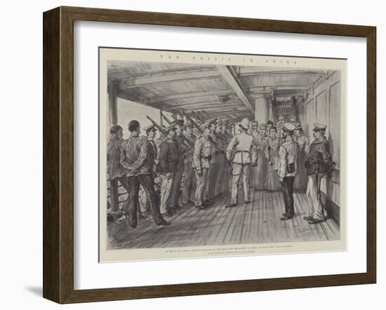 The Crisis in China-Johann Nepomuk Schonberg-Framed Giclee Print