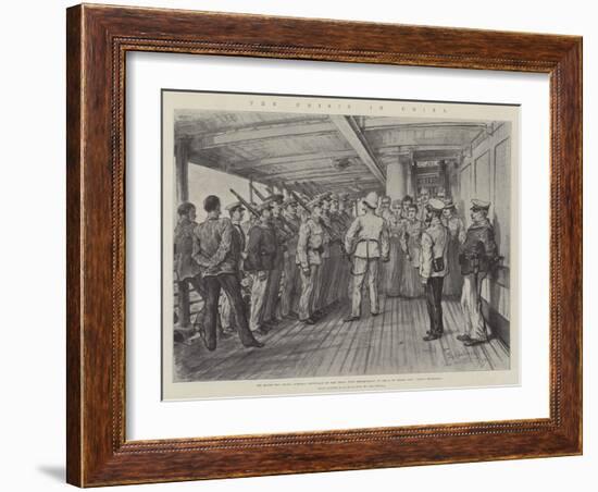 The Crisis in China-Johann Nepomuk Schonberg-Framed Giclee Print