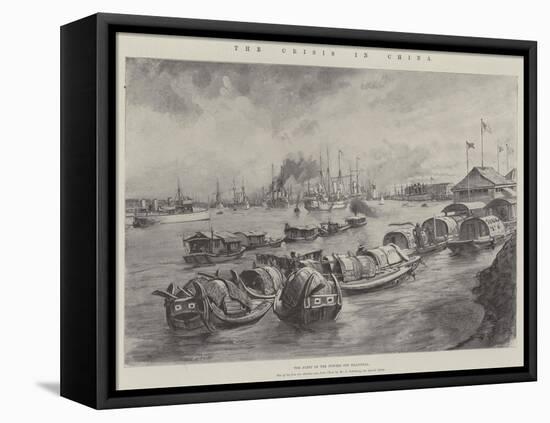 The Crisis in China-Johann Nepomuk Schonberg-Framed Premier Image Canvas