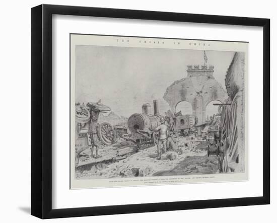 The Crisis in China-Johann Nepomuk Schonberg-Framed Giclee Print