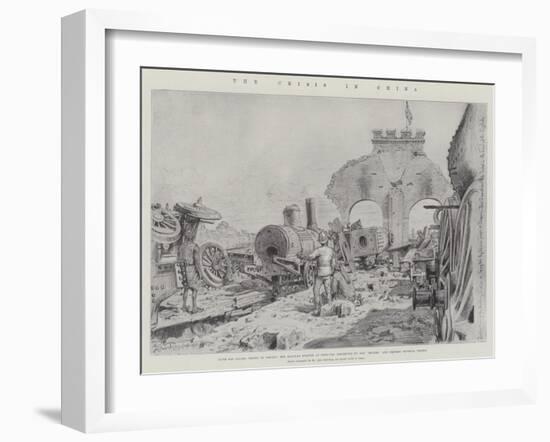 The Crisis in China-Johann Nepomuk Schonberg-Framed Giclee Print