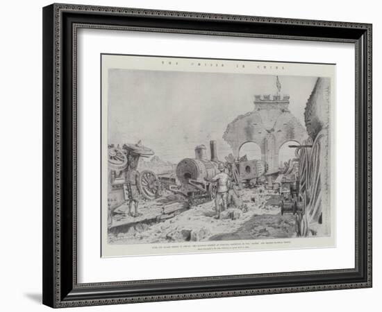 The Crisis in China-Johann Nepomuk Schonberg-Framed Giclee Print