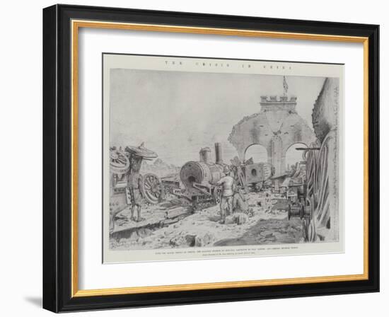 The Crisis in China-Johann Nepomuk Schonberg-Framed Giclee Print