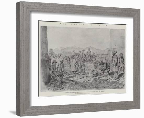 The Crisis in China-Johann Nepomuk Schonberg-Framed Giclee Print