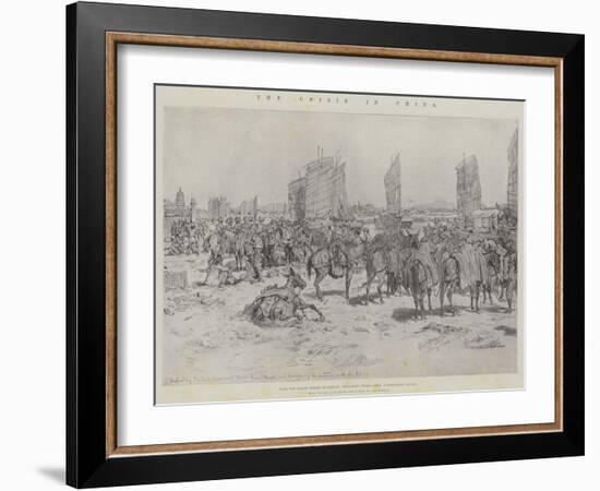 The Crisis in China-Johann Nepomuk Schonberg-Framed Giclee Print