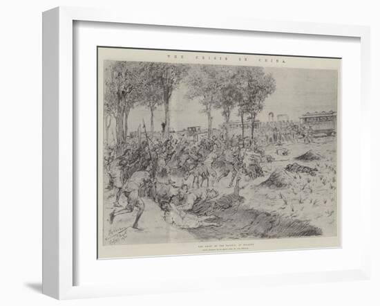 The Crisis in China-Johann Nepomuk Schonberg-Framed Giclee Print