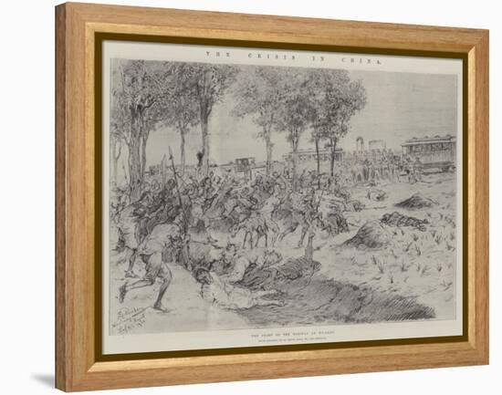 The Crisis in China-Johann Nepomuk Schonberg-Framed Premier Image Canvas