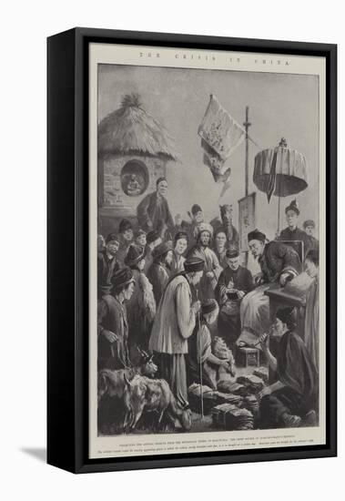 The Crisis in China-Paul Frenzeny-Framed Premier Image Canvas