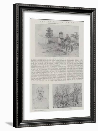 The Crisis in China-Johann Nepomuk Schonberg-Framed Giclee Print