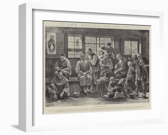 The Crisis in China-Paul Frenzeny-Framed Giclee Print