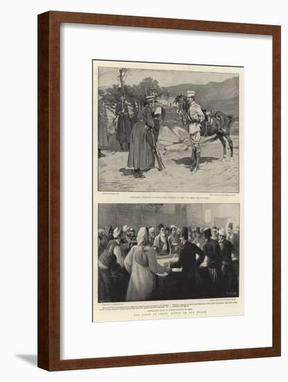 The Crisis in Crete, Scenes on the Island-Frank Craig-Framed Giclee Print