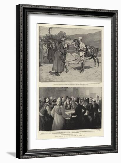 The Crisis in Crete, Scenes on the Island-Frank Craig-Framed Giclee Print