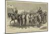 The Crisis in Egypt, a Detachment of Recruits-Godefroy Durand-Mounted Giclee Print
