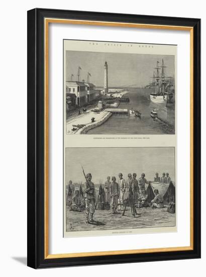 The Crisis in Egypt-Johann Nepomuk Schonberg-Framed Giclee Print