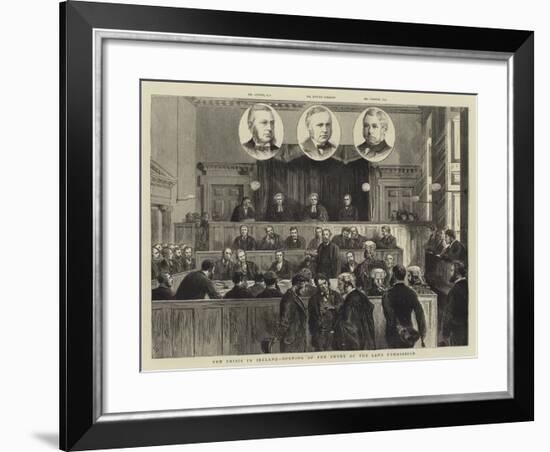 The Crisis in Ireland, Opening of the Court of the Land Commission-Joseph Nash-Framed Giclee Print