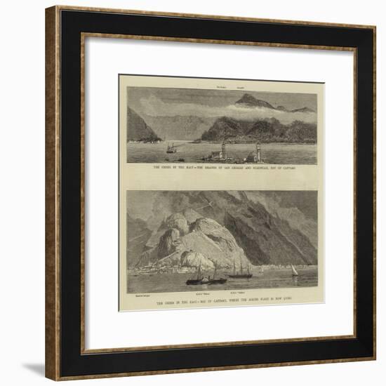 The Crisis in the East, Bay of Cattaro-Joseph Nash-Framed Giclee Print