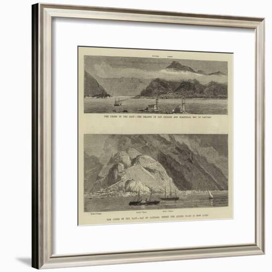 The Crisis in the East, Bay of Cattaro-Joseph Nash-Framed Giclee Print