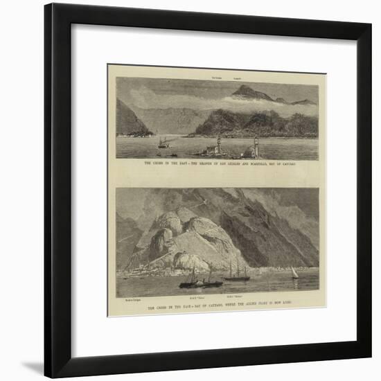 The Crisis in the East, Bay of Cattaro-Joseph Nash-Framed Giclee Print