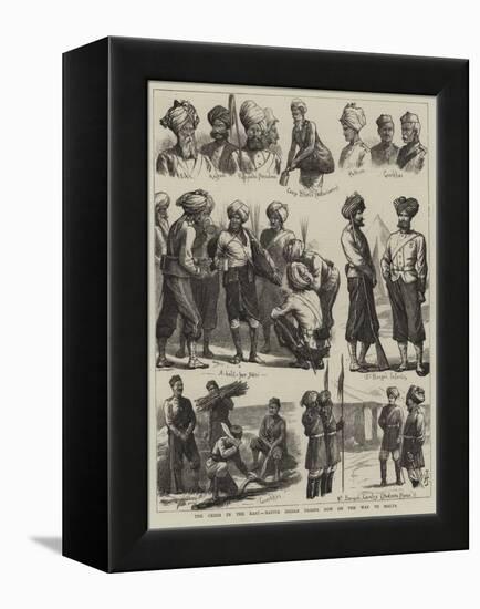 The Crisis in the East, Native Indian Troops Now on the Way to Malta-Harry Hamilton Johnston-Framed Premier Image Canvas