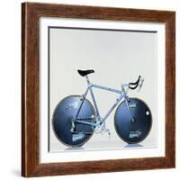 The Crono Road Model of Laser Bicycle (Cinelli, Milan)-Johannes Handschin-Framed Giclee Print