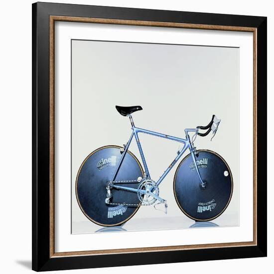 The Crono Road Model of Laser Bicycle (Cinelli, Milan)-Johannes Handschin-Framed Giclee Print