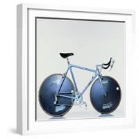 The Crono Road Model of Laser Bicycle (Cinelli, Milan)-Johannes Handschin-Framed Giclee Print