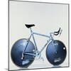 The Crono Road Model of Laser Bicycle (Cinelli, Milan)-Johannes Handschin-Mounted Giclee Print