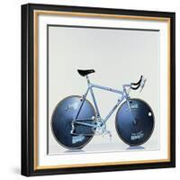 The Crono Road Model of Laser Bicycle (Cinelli, Milan)-Johannes Handschin-Framed Giclee Print