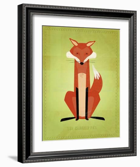 The Crooked Fox-John Golden-Framed Giclee Print