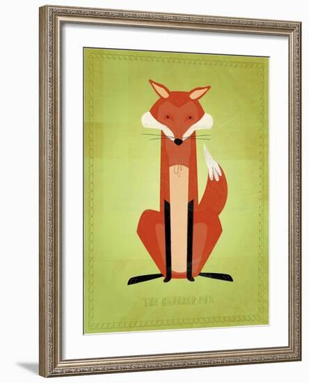 The Crooked Fox-John W Golden-Framed Giclee Print