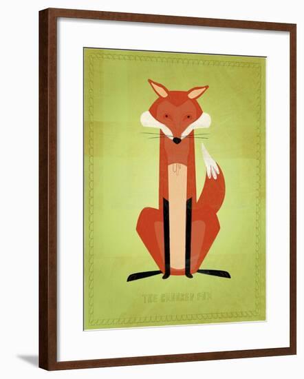 The Crooked Fox-John W Golden-Framed Giclee Print