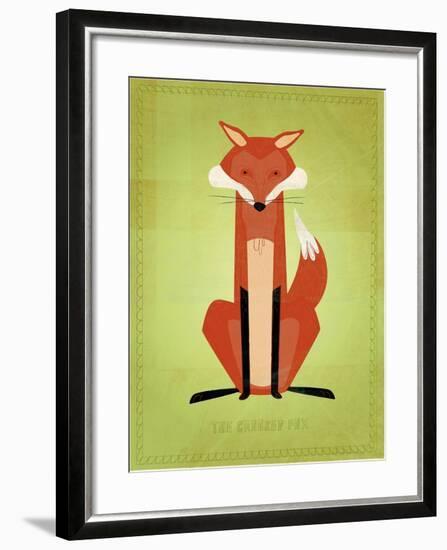 The Crooked Fox-John W Golden-Framed Giclee Print