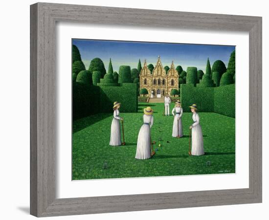 The Croquet Match, 1978-Larry Smart-Framed Giclee Print