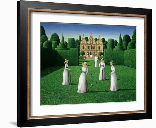 The Croquet Match, 1978-Larry Smart-Framed Giclee Print