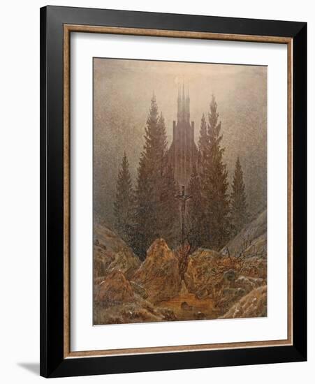 The Cross in the Mountains, 1808-Caspar David Friedrich-Framed Giclee Print