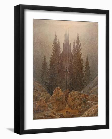 The Cross in the Mountains, 1808-Caspar David Friedrich-Framed Giclee Print