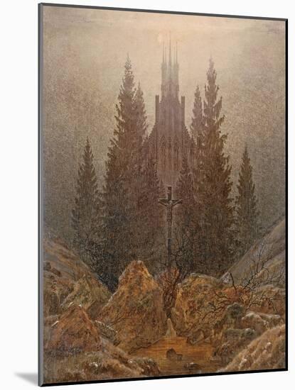 The Cross in the Mountains, 1808-Caspar David Friedrich-Mounted Giclee Print