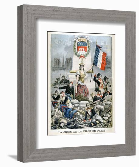 The Cross of the City of Paris, 1901-null-Framed Giclee Print