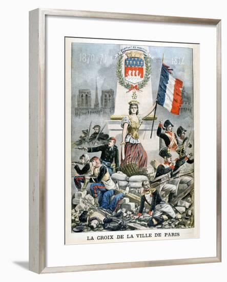 The Cross of the City of Paris, 1901-null-Framed Giclee Print