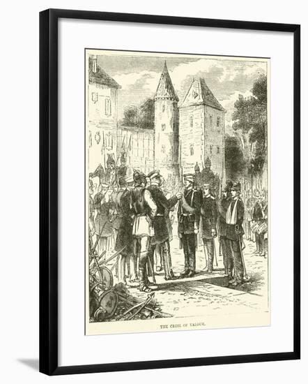 The Cross of Valour, September 1870-null-Framed Giclee Print