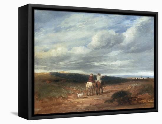 The Cross Roads-David Cox-Framed Premier Image Canvas