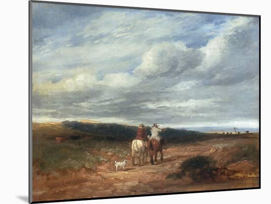 The Cross Roads-David Cox-Mounted Giclee Print