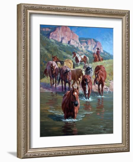 The Crossing-Jack Sorenson-Framed Art Print